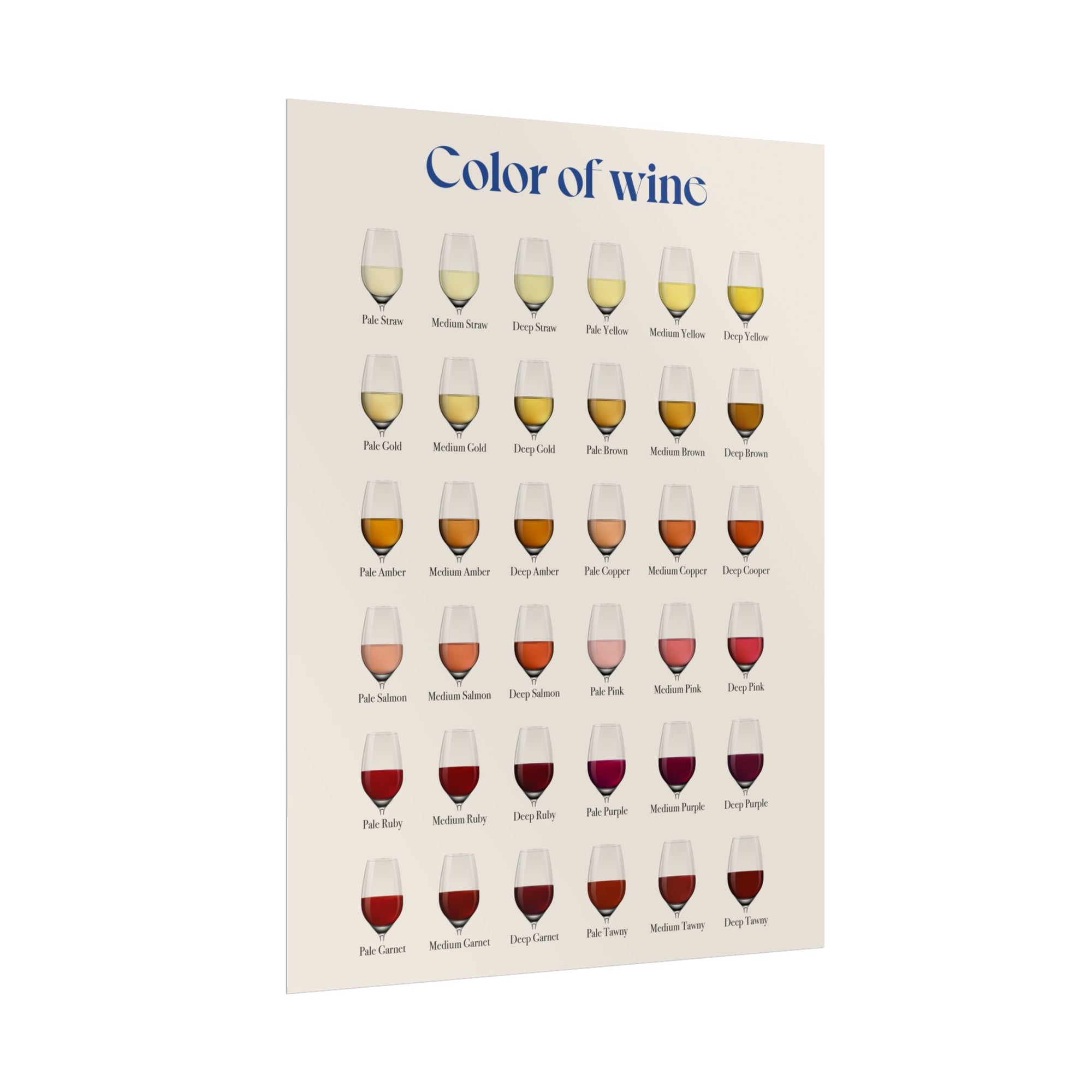Color of Wine  — Rolled Poster (12 x 16)