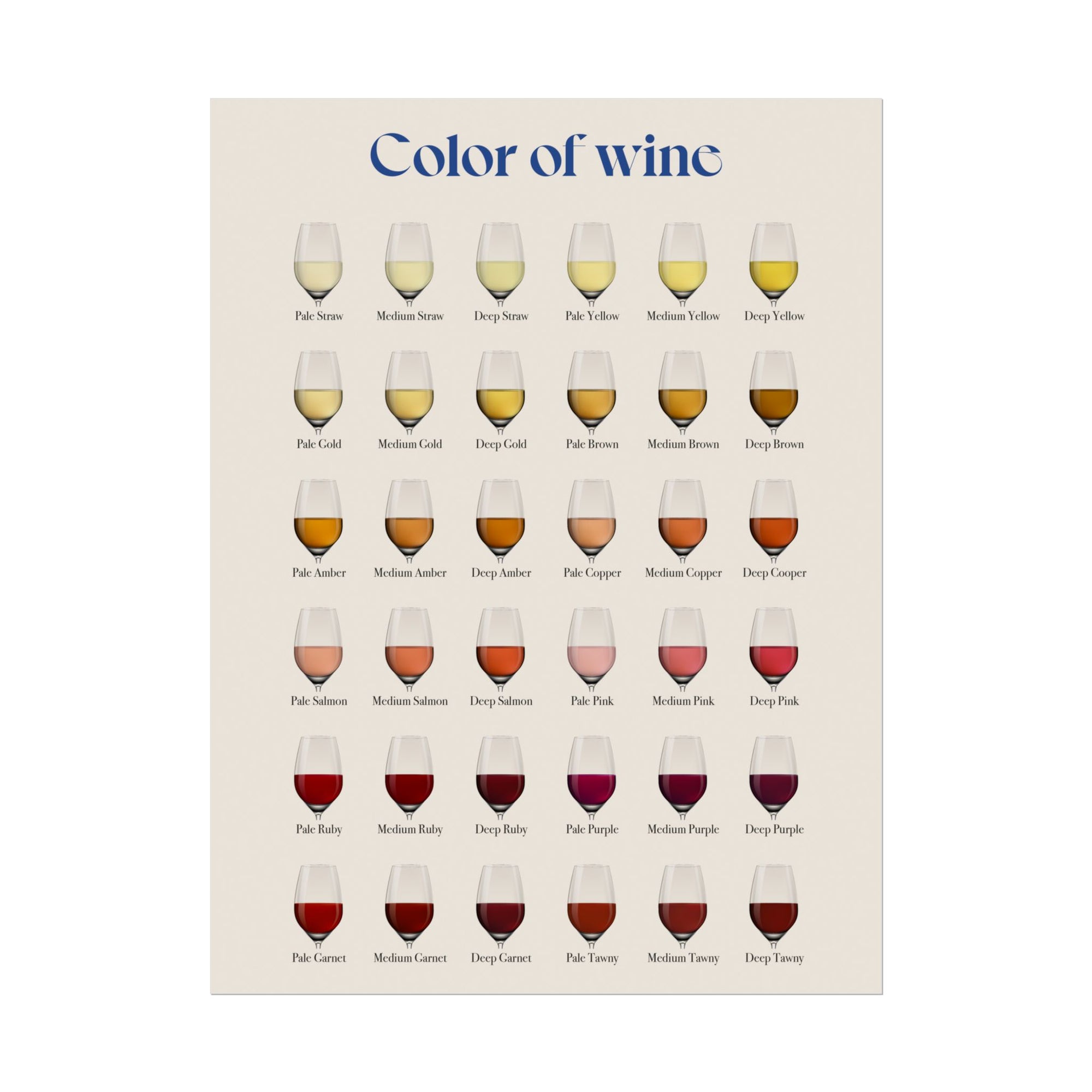 Color of Wine  — Rolled Poster (12 x 16)