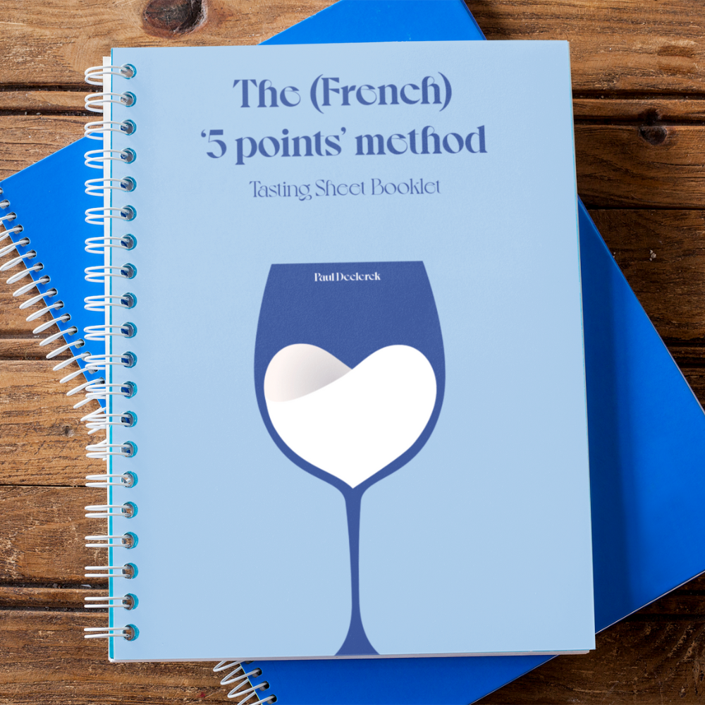 The (French) 5 Points Method Tasting Sheet Booklet