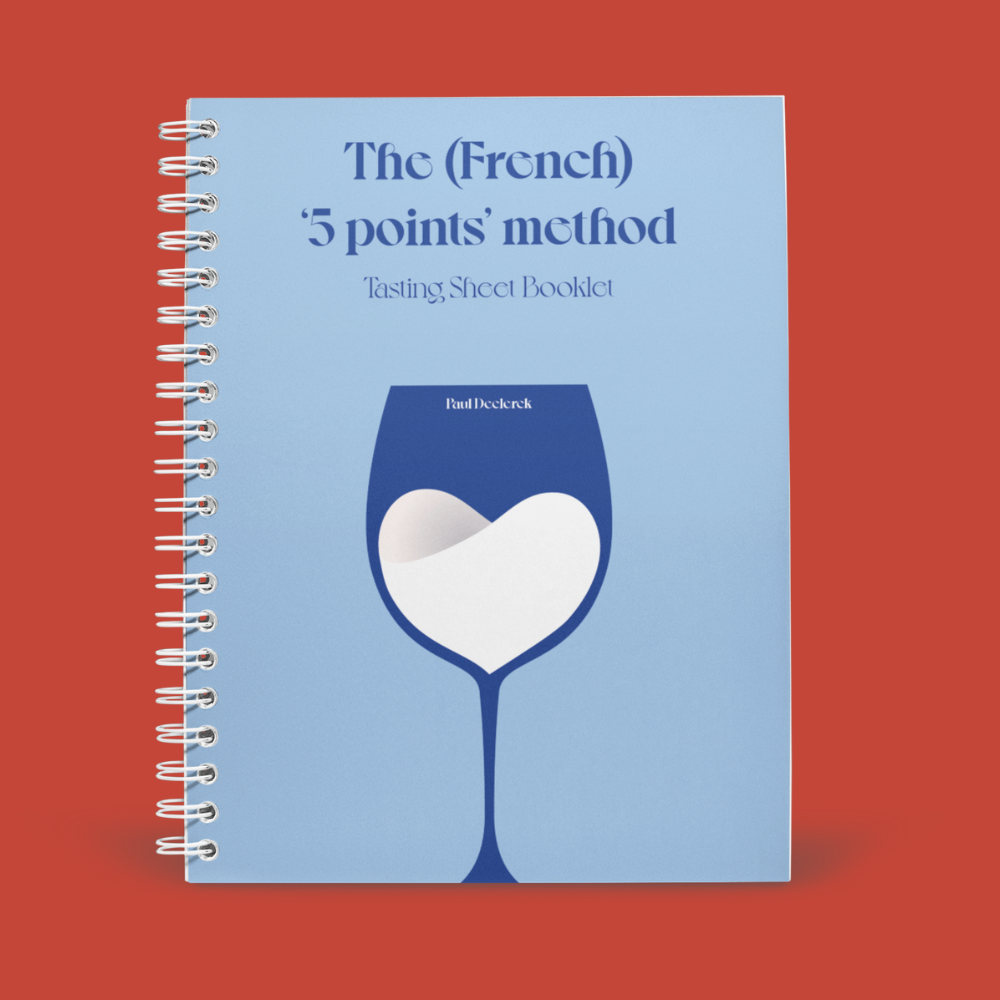 The (French) 5 Points Method Tasting Sheet Booklet